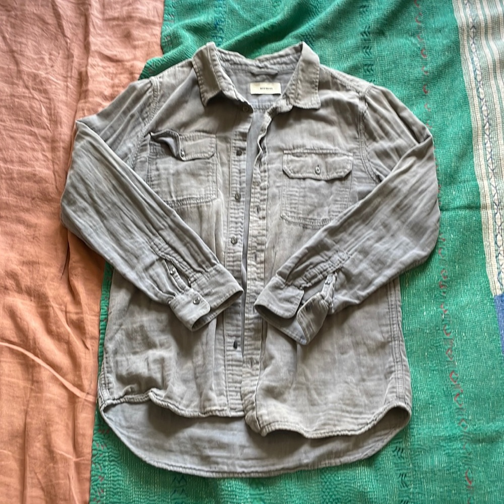 Buck Mason Double Weave vintage two pocket shirt. Medium